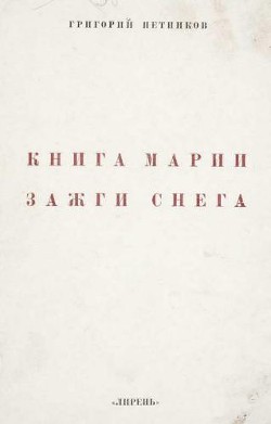 Книга Марии Зажги Снега — Петников Григорий Николаевич