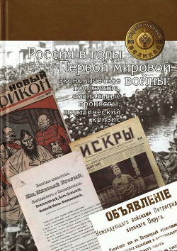 Россия в годы Первой мировой войны: экономическое положение, социальные процессы, политический кризис - Коллектив авторов