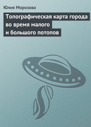 Топографическая карта города во время малого и большого потопов - Морозова Юлия