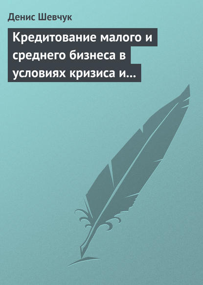 Кредитование малого и среднего бизнеса в условиях кризиса и финансовой нестабильности - Денис Шевчук