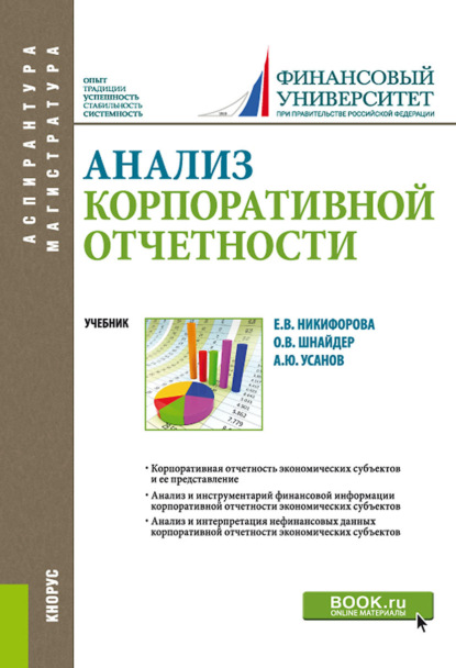 Анализ корпоративной отчетности.. Аспирантура. Магистратура. Учебник - Александр Юрьевич Усанов