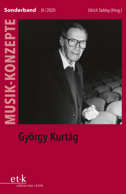 MUSIK-KONZEPTE Sonderband - Gy?rgy Kurt?g - Группа авторов