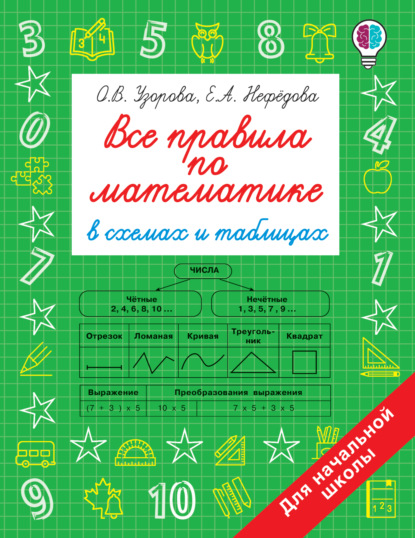 Все правила по математике в схемах и таблицах. Для начальной школы - О. В. Узорова