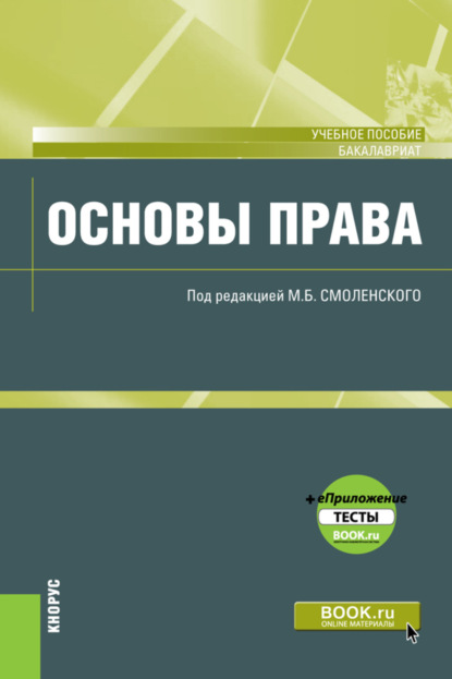 Основы права. (Бакалавриат). Учебное пособие. — Михаил Борисович Смоленский