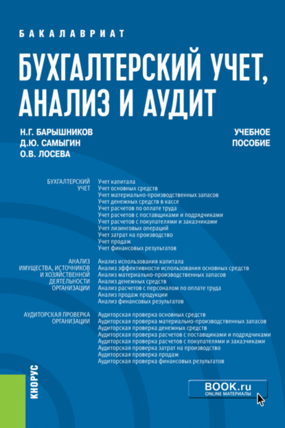 Бухгалтерский учет, анализ и аудит. (Бакалавриат). Учебное пособие. - Денис Юрьевич Самыгин