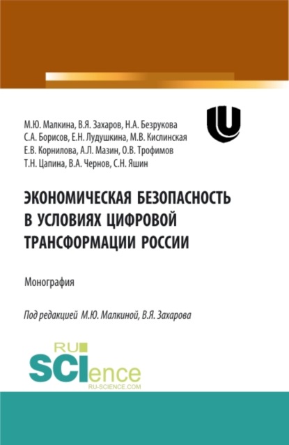 Экономическая безопасность в условиях цифровой трансформации России. (Аспирантура, Бакалавриат, Магистратура, Специалитет). Монография. — Елена Валерьевна Корнилова