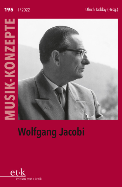 MUSIK-KONZEPTE 195: Wolfgang Jacobi - Группа авторов