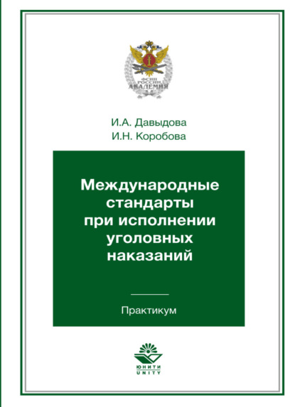 Международные стандарты при исполнении уголовных наказаний. Практикум - И. А. Давыдова