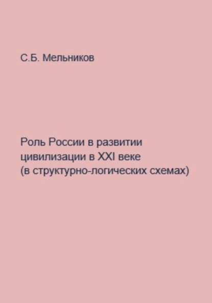 Роль России в развитии цивилизации в ХХI веке в структурно-логических схемах - Сергей Борисович Мельников