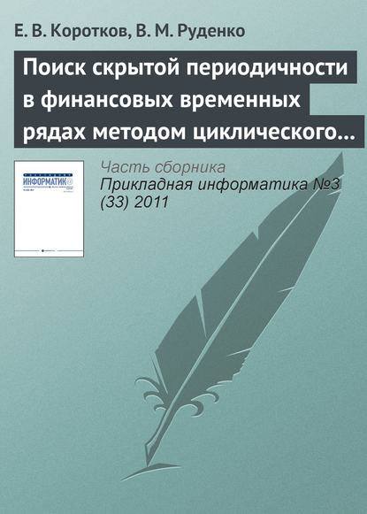 Поиск скрытой периодичности в финансовых временных рядах методом циклического разложения - Е. В. Коротков