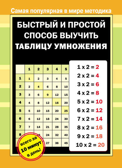 Быстрый и простой способ выучить таблицу умножения - Группа авторов