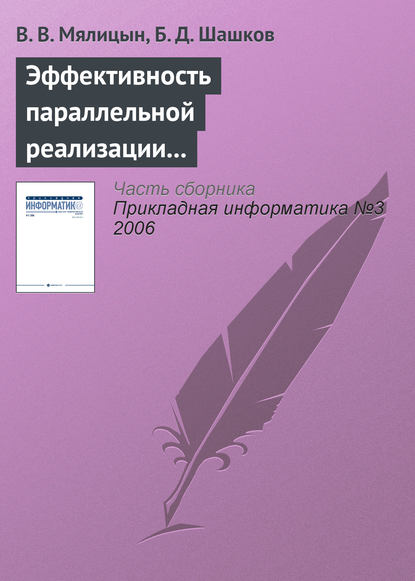 Эффективность параллельной реализации алгоритмов помехоустойчивого кодирования Рида-Соломона - В. В. Мялицын