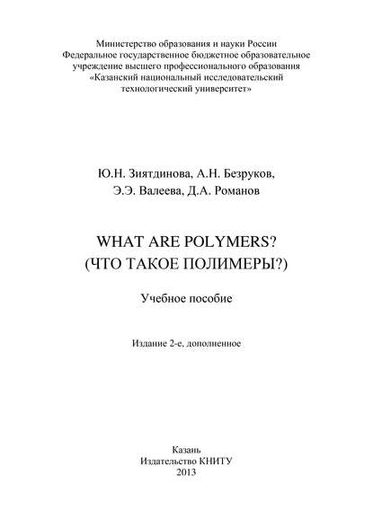 What are Polymers? (Что такое полимеры?) - А. Н. Безруков