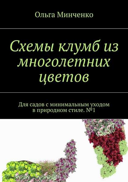 Схемы клумб из многолетних цветов. Для садов с минимальным уходом в природном стиле. №1 - Ольга Минченко