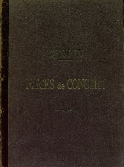 Pieces de concert - Фредерик Шопен