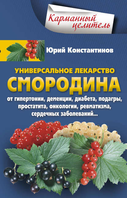 Универсальное лекарство смородина. От гипертонии, деменции, диабета, подагры, простатита, онкологии, ревматизма, сердечных заболеваний… - Юрий Константинов