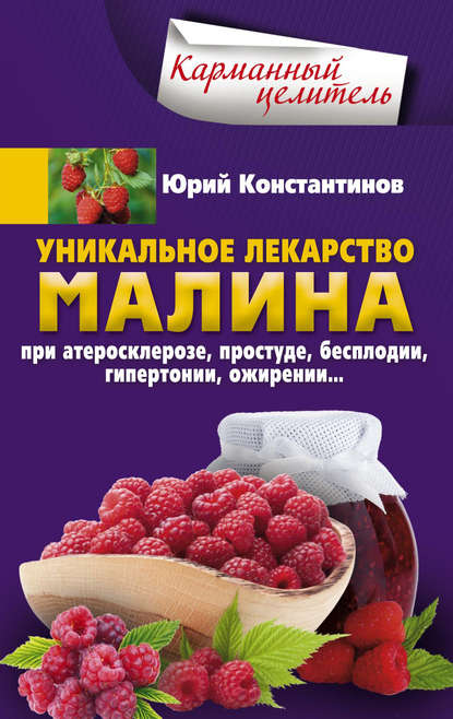 Уникальное лекарство малина. При атеросклерозе, простуде, бесплодии, гипертонии, ожирении - Юрий Константинов