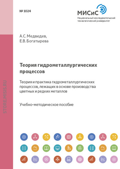 Теория гидрометаллургических процессов. Теория и практика гидрометаллургических процессов, лежащих в основе производства цветных и редких металлов - Е. В. Богатырева