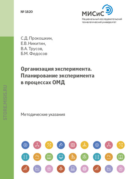 Организация эксперимента. Планирование эксперимента в процессах ОМД — Евгений Никитин