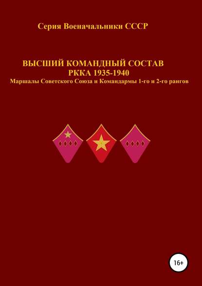 Высший командный состав РККА 1935-1940 Маршалы Советского Союза и Командармы 1-го и 2-го рангов — Денис Юрьевич Соловьев