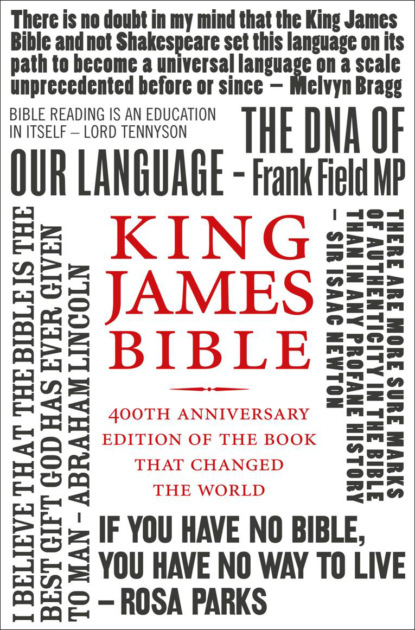 King James Bible: 400th Anniversary edition of the book that changed the world - Литагент HarperCollins USD