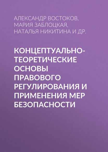 Концептуально-теоретические основы правового регулирования и применения мер безопасности - Александр Востоков