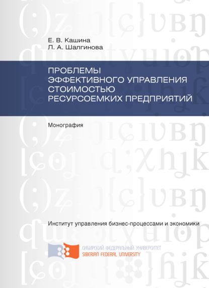 Проблемы эффективного управления стоимостью ресурсоемких предприятий - Екатерина Кашина