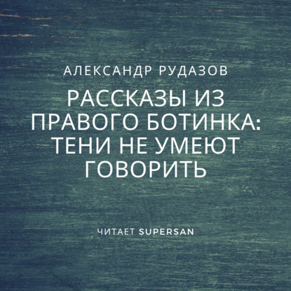 Тени не умеют говорить — Александр Рудазов