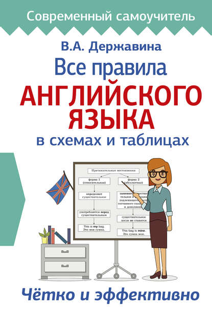 Все правила английского языка в схемах и таблицах — В. А. Державина