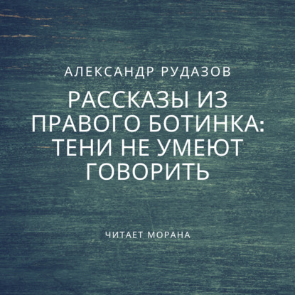 Тени не умеют говорить - Александр Рудазов