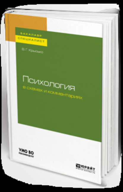 Психология в схемах и комментариях. Учебное пособие для бакалавриата и специалитета - Владимир Гаврилович Крысько