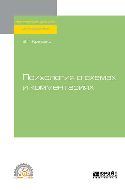 Психология в схемах и комментариях. Учебное пособие для СПО — Владимир Гаврилович Крысько