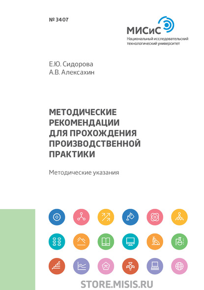 Методические рекомендации для прохождения производственной практики - Е. Ю. Сидорова