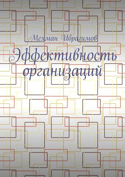 Эффективность организаций - Мехман Ибрагимов