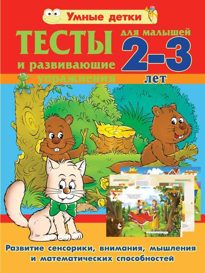 Тесты и развивающие упражнения для малышей 2-3 лет. Развитие сенсорики, внимания, мышления и математических способностей — Александра Струк