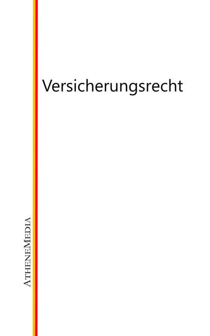 Versicherungsrecht — Группа авторов