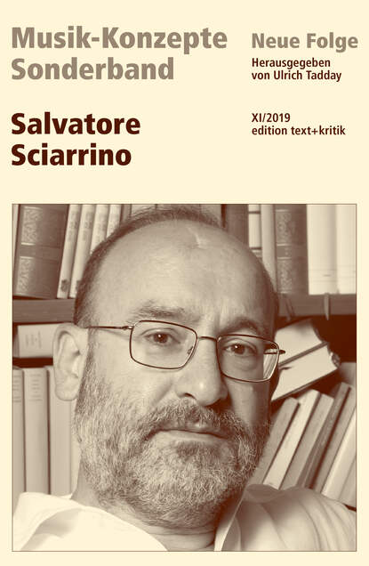 MUSIK-KONZEPTE Sonderband - Salvatore Sciarrino - Группа авторов